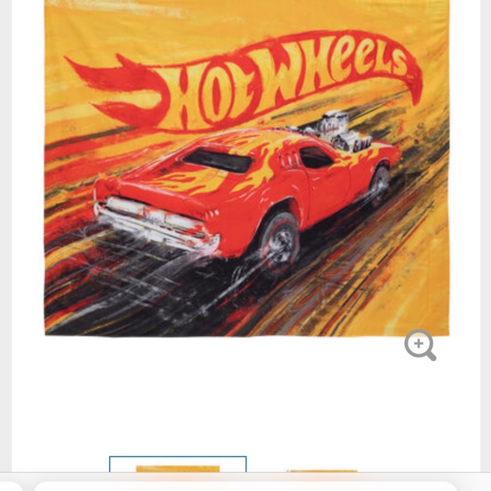 Hot wheels tapestry